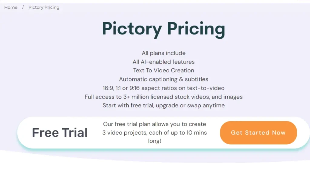 Pictory AI  Free Trial
